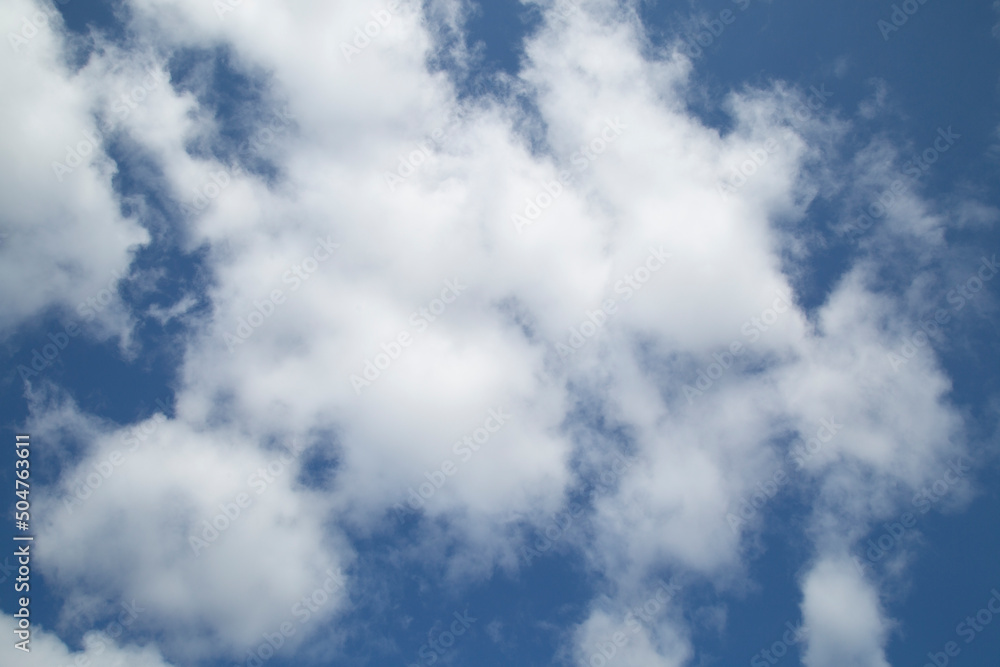 Fototapeta premium Sky background with beautiful clouds. Landscape with clouds.
