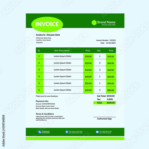Invoice Design