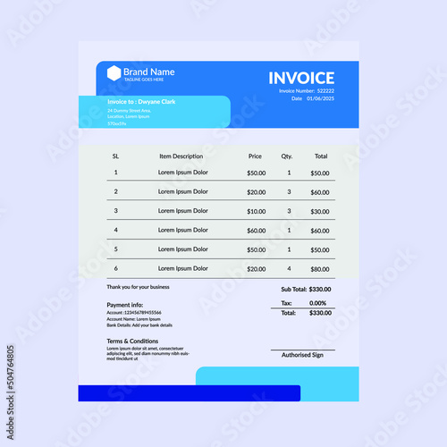 Invoice Design