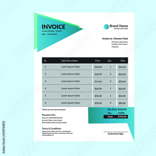 Invoice Design