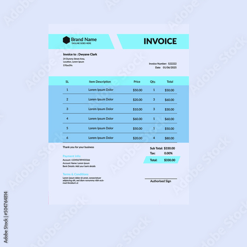 Invoice Design