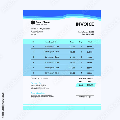 Invoice Design