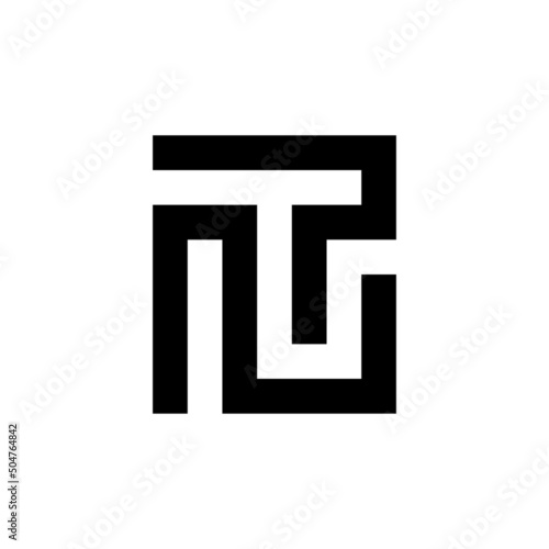 Creative letter PN NP logo design