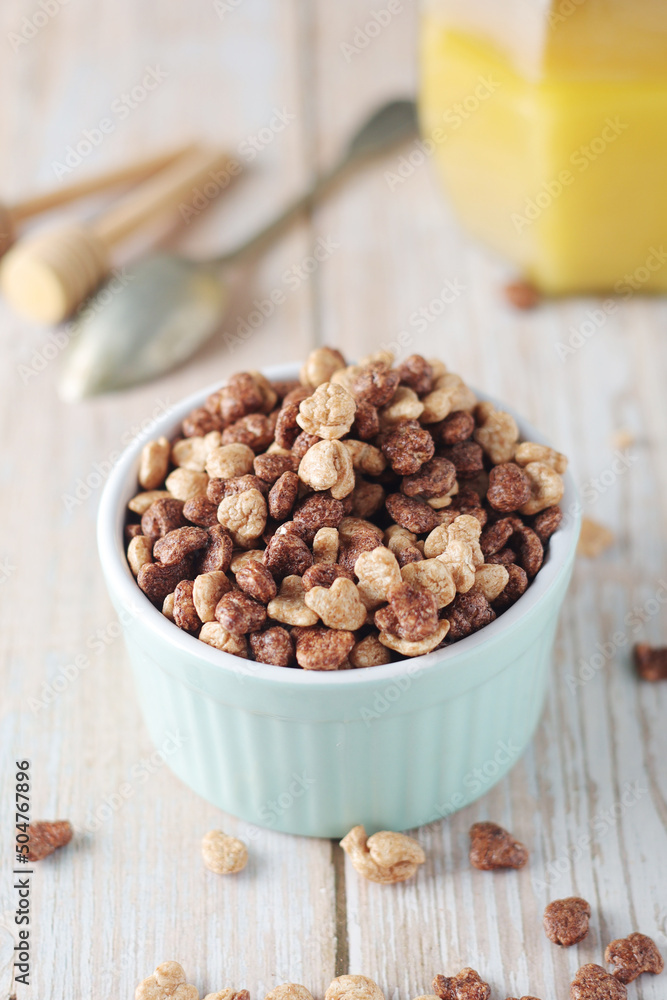 Dry muesli ready for healthy breakfast