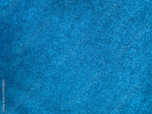 Light blue velvet fabric texture used as background. Empty light blue fabric background of soft and smooth textile material. There is space for text.