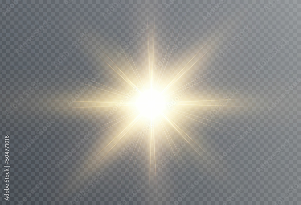 Light star gold png. Light sun gold png. Light flash gold png. vector illustrator.	summer season beach