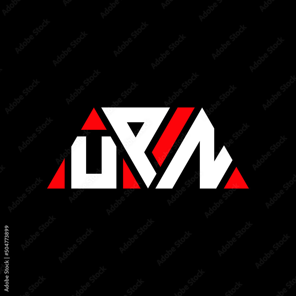 UPN triangle letter logo design with triangle shape. UPN triangle logo design monogram. UPN triangle vector logo template with red color. UPN triangular logo Simple, Elegant, and Luxurious Logo...