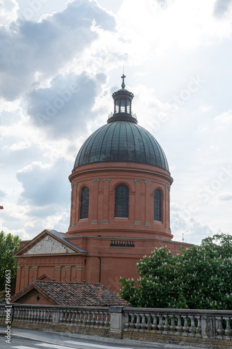 Dome de La Grave on Sunny day in Toulouse, France in the summer of 2022.