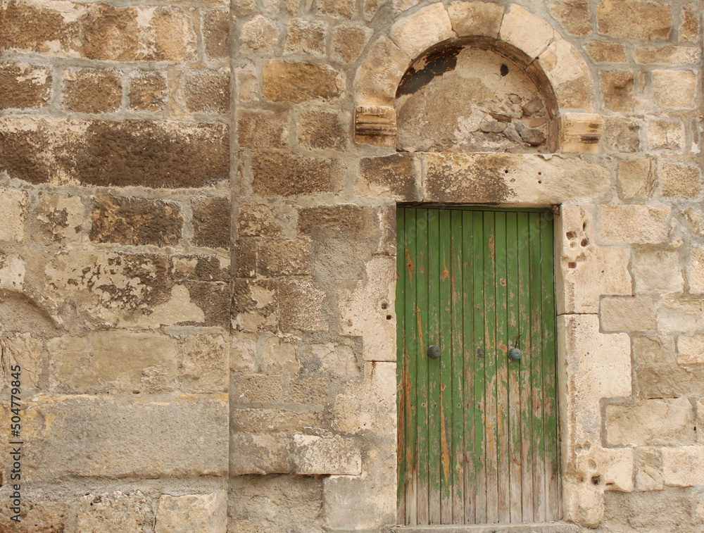 Door of the Church of San Nicola in Cocullo,Abruzzo L'Aquila