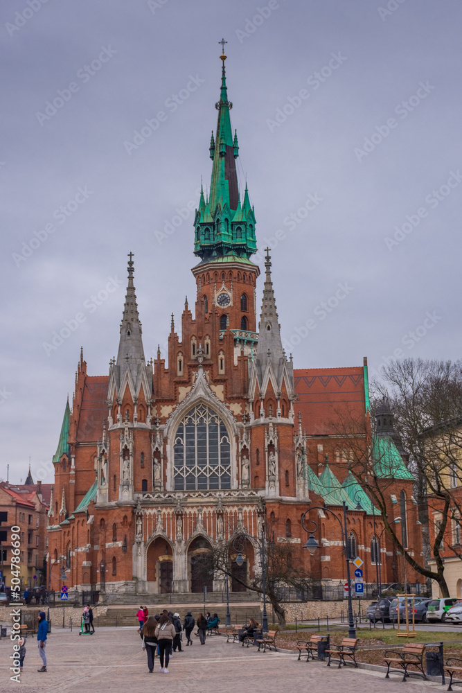 Fototapeta premium St. Joseph Church in Krakow, Poland