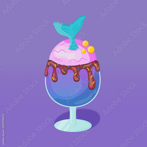 mermaid tail ice cream