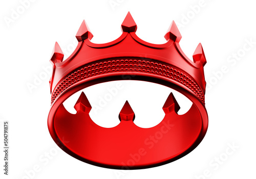 Red crown king. Symbol of r...