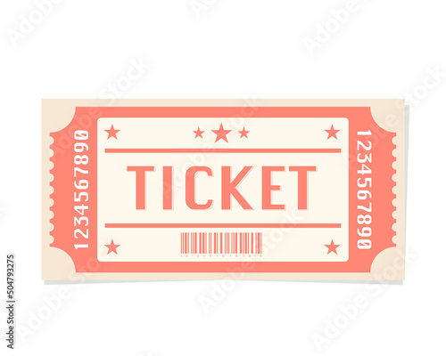admit one retro ticket