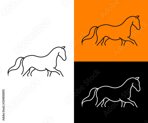 horse logo design