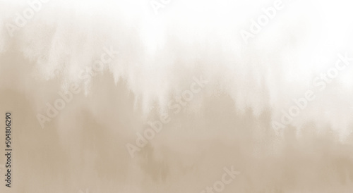 Aesthetic beige background. Watercolor texture Hand drawn abstract illustration on white.