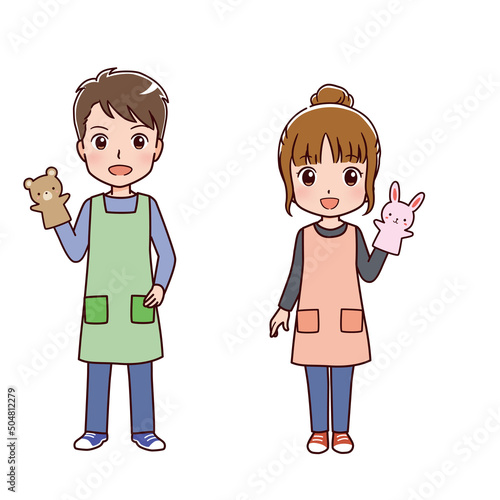 働く人々　職業のイラスト