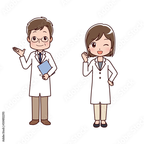 働く人々　職業のイラスト