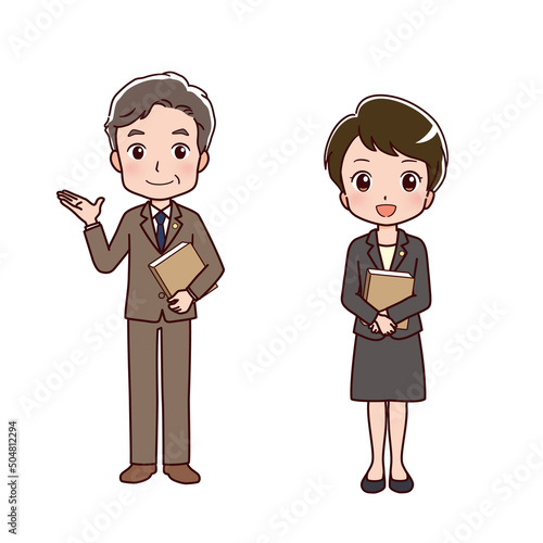 働く人々　職業のイラスト
