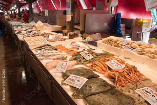 Mercato del pesce a Chioggia Venezia photo