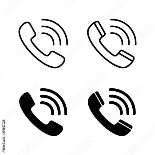 Call icons vector. telephone sign and symbol. phone icon. contact us