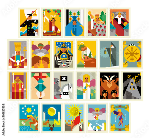 tarot cards major arcana deck collection