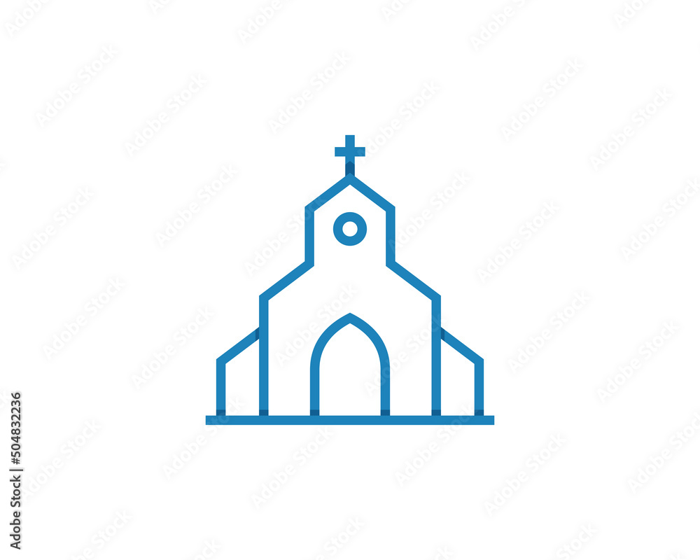 Abstract real estate church logo 2