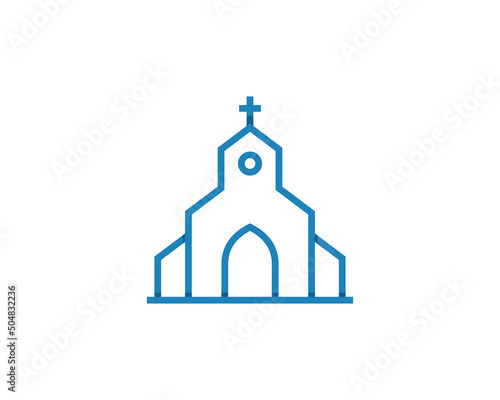Abstract real estate church logo 2