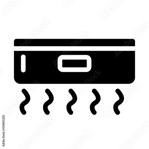 hand dryer glyph icon