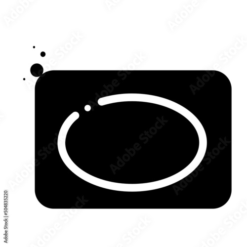 soap glyph icon