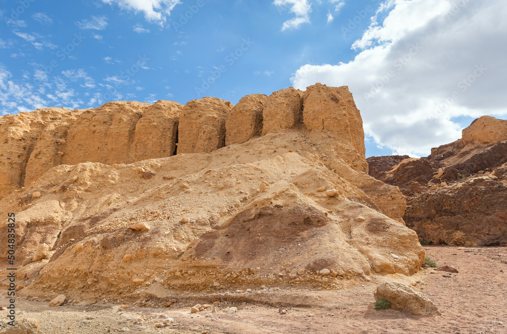  Shkhoret Canyon in Arava Desert Israel