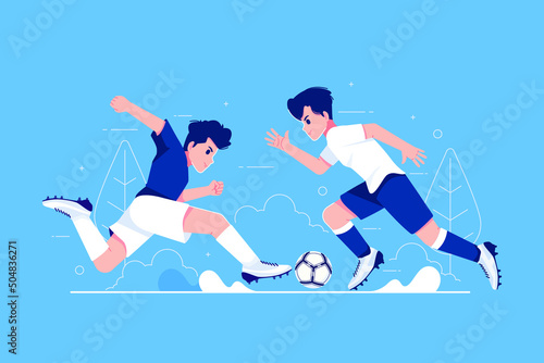football player illustration