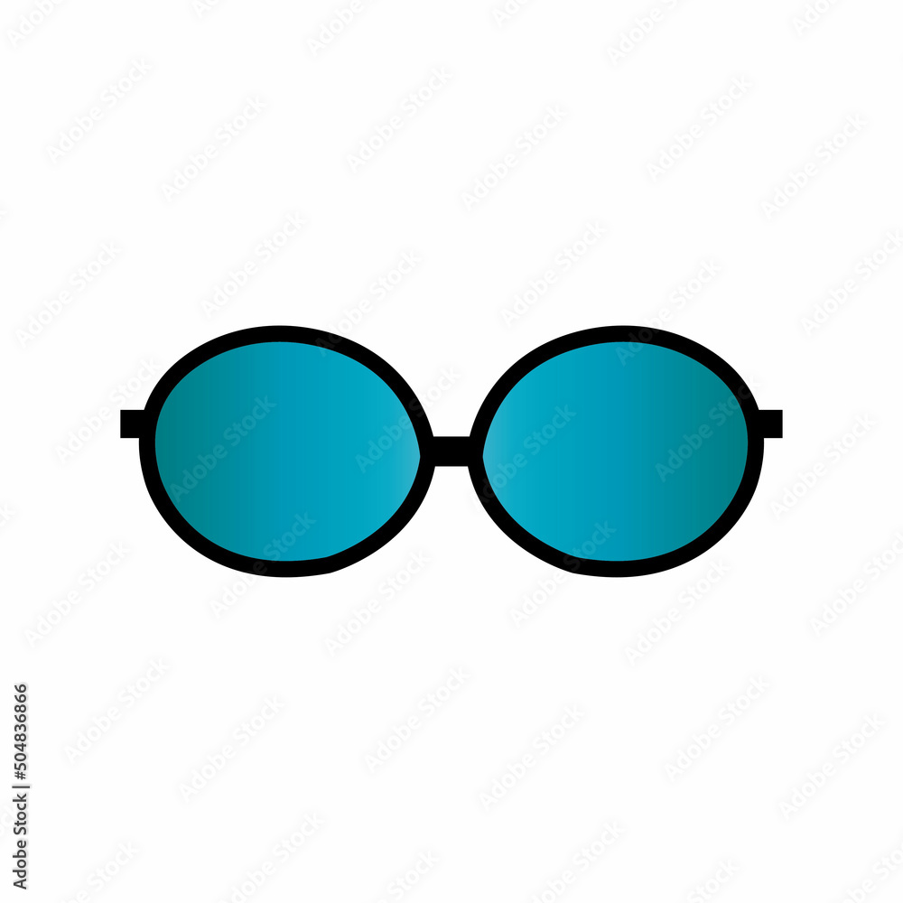 Fototapeta premium Glassess icon vector flat design