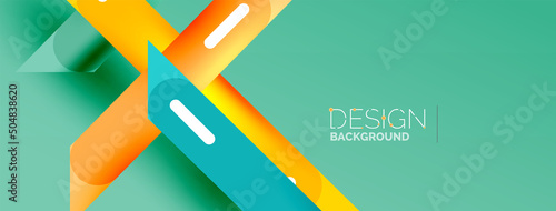 Background overlapping lines. Dynamic lines abstract wallpaper. Straight lines composition vector illustration for wallpaper banner background or landing page