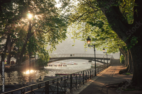 Annecy, le pont des Amours 