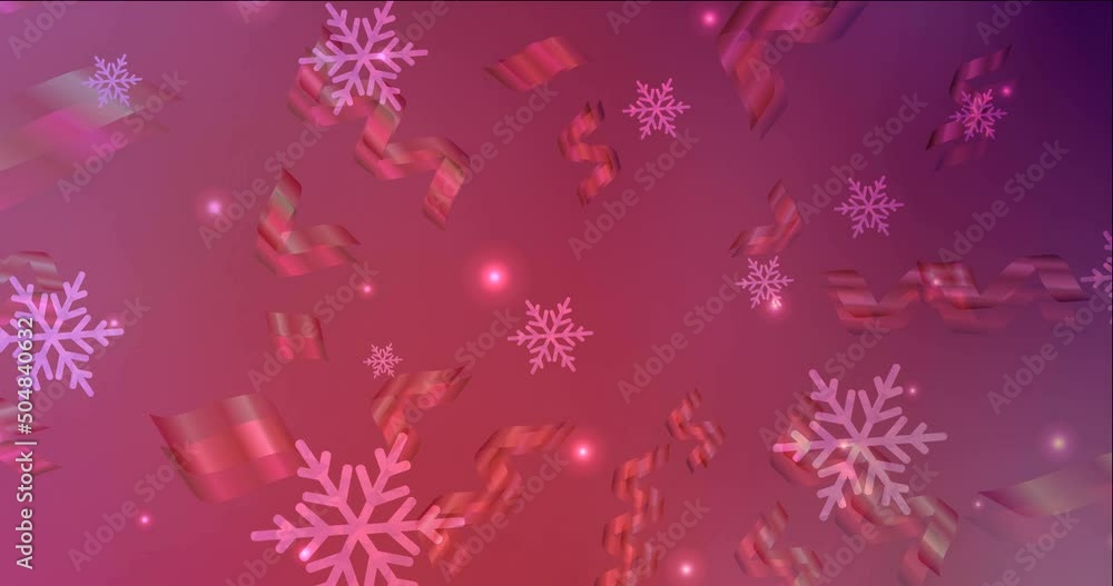 4K looping light pink, red video sample in carnival style. Colorful fashion clip with gradient stars, snowflakes. Ads for gift presentations. 4096 x 2160, 30 fps. 4K looping light pink, red video sample in carnival style. Colorful fashion clip with gradient stars, snowflakes. Ads for gift presentations. 4096 x 2160, 30 fps.