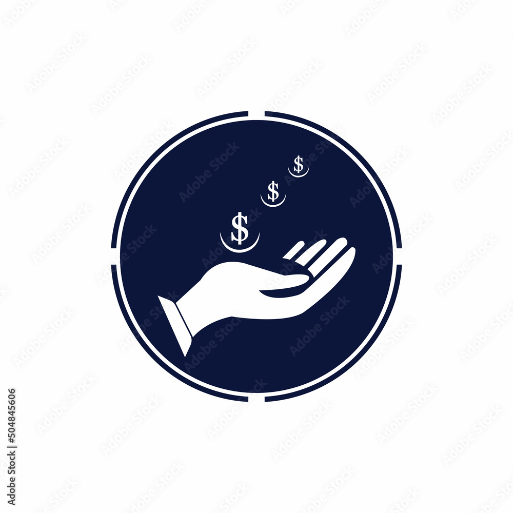 Save money vector icon background Save money vector icon background