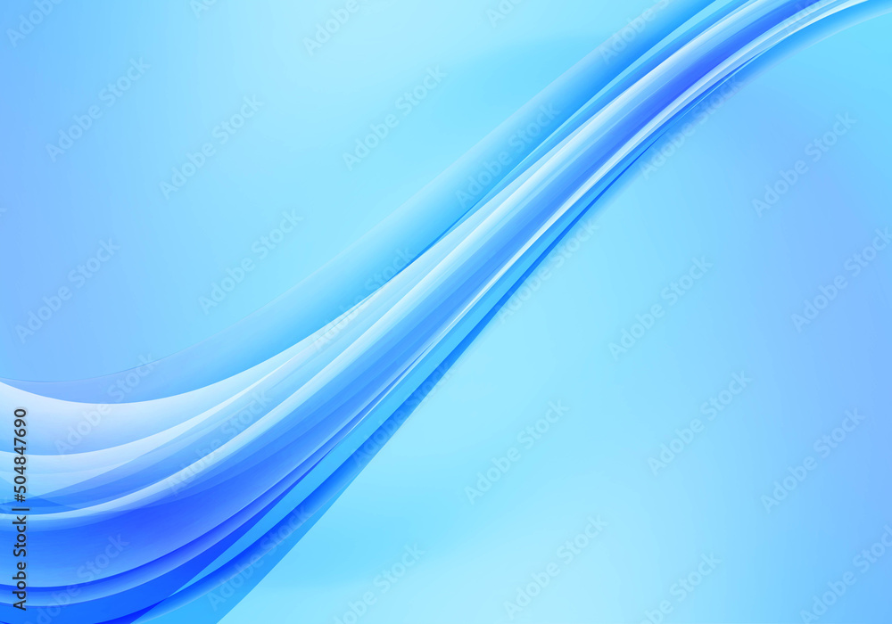Abstract blue flowing business wave background Abstract blue flowing business wave background