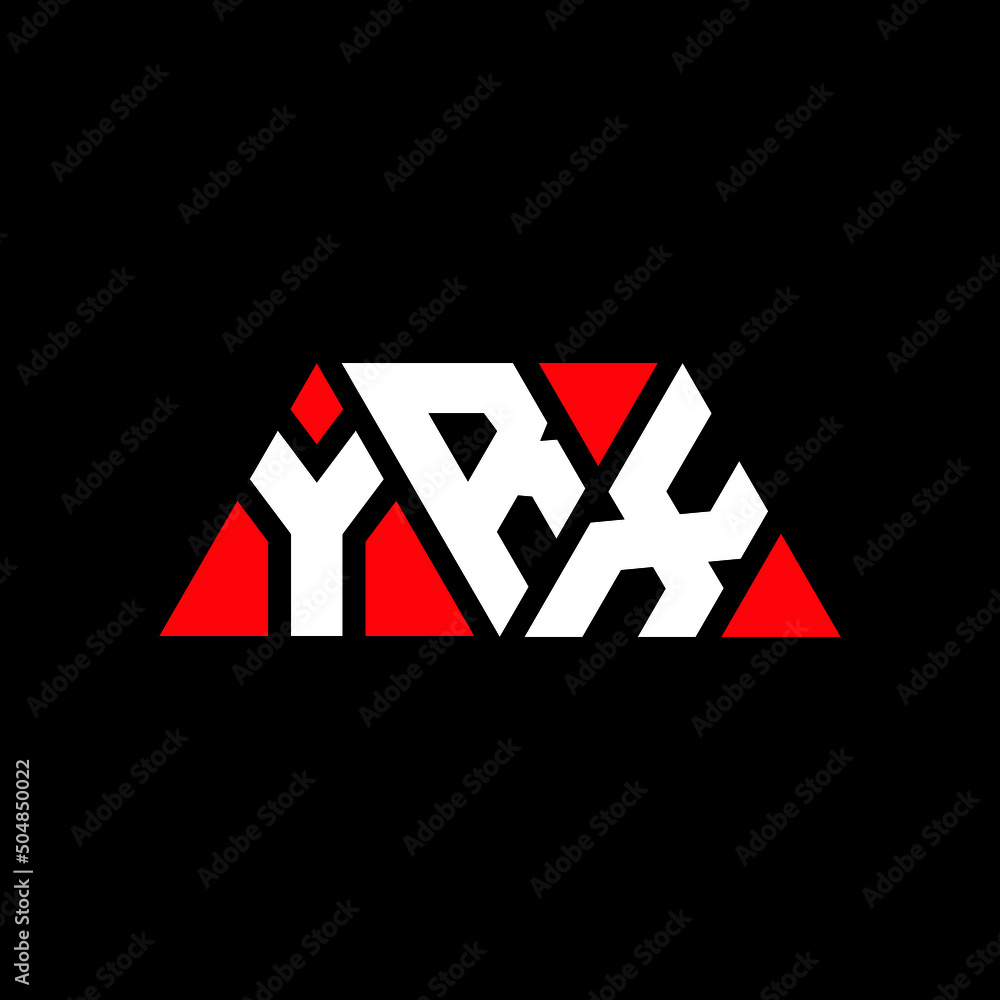 YRX triangle letter logo design with triangle shape. YRX triangle logo design monogram. YRX triangle vector logo template with red color. YRX triangular logo Simple, Elegant, and Luxurious Logo...