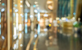 Abstract blurred shopping mall with bokeh light background.