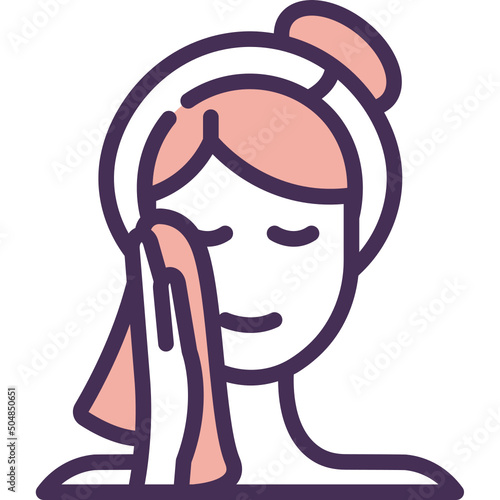 wipe line icon