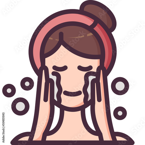 cleanser line icon