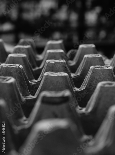 background texture black and white egg tray