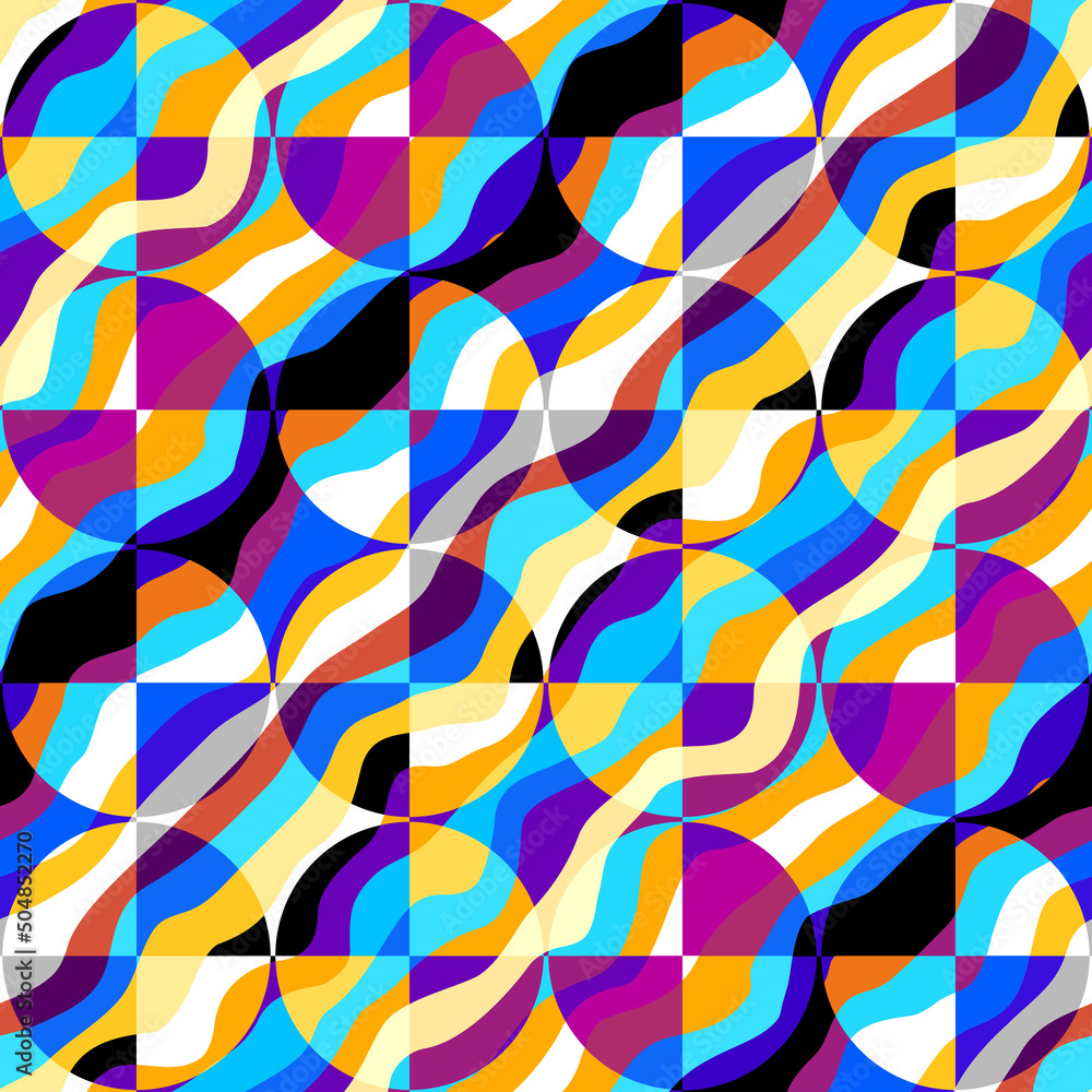 Geometric abstract pattern. Intersection style Geometric abstract pattern. Intersection style
