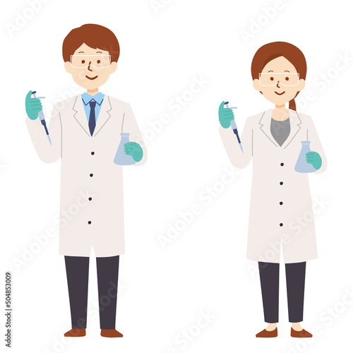 科学者のイラスト