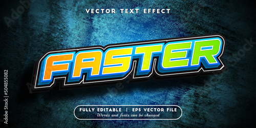 Text effects 3d faster, editable text style with dark grunge texture background