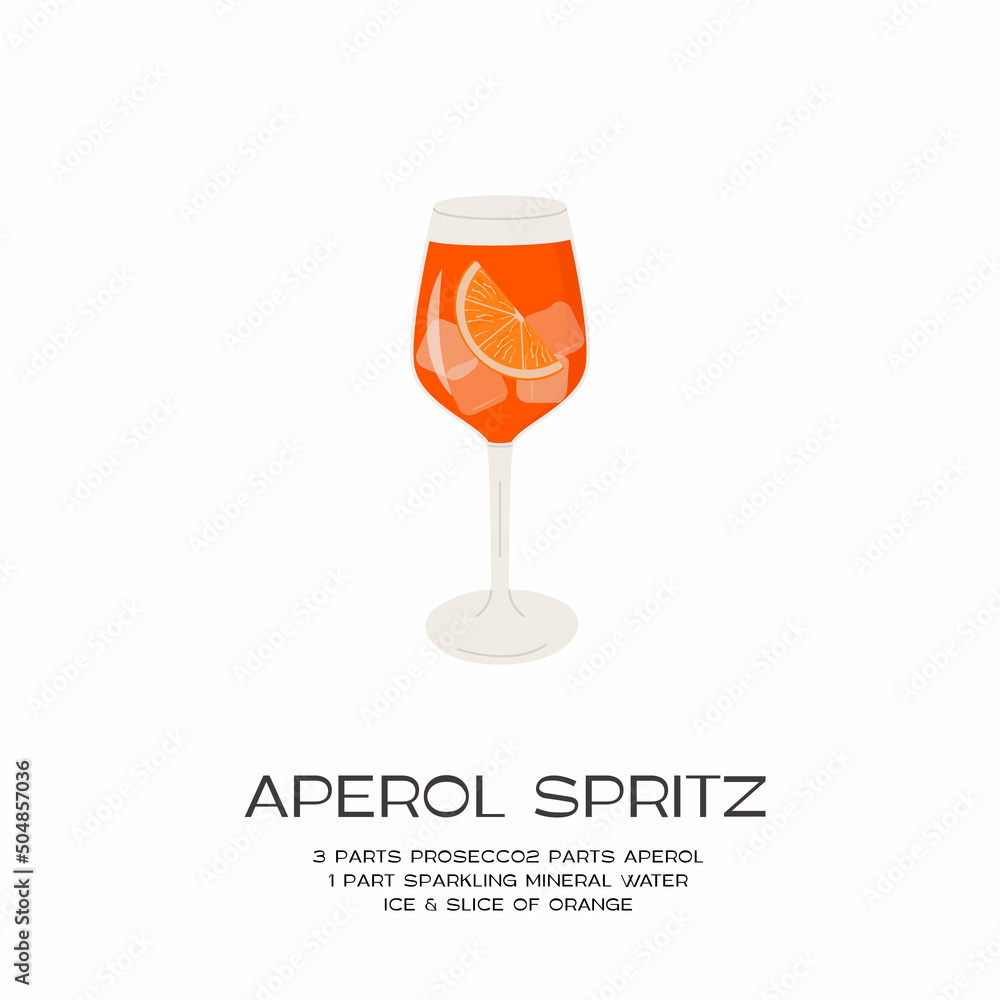 Verre De Cocktail Aperol Spritz