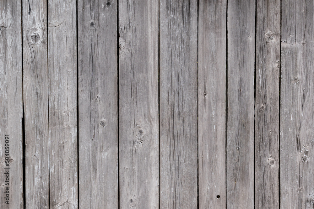 Old wooden planks background texture.Vertical boards