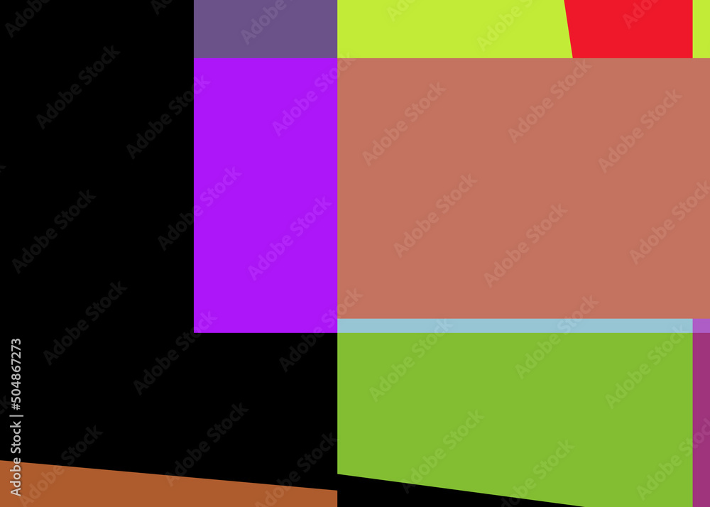 Fototapeta premium Geometric abstraction generative art background art illustration