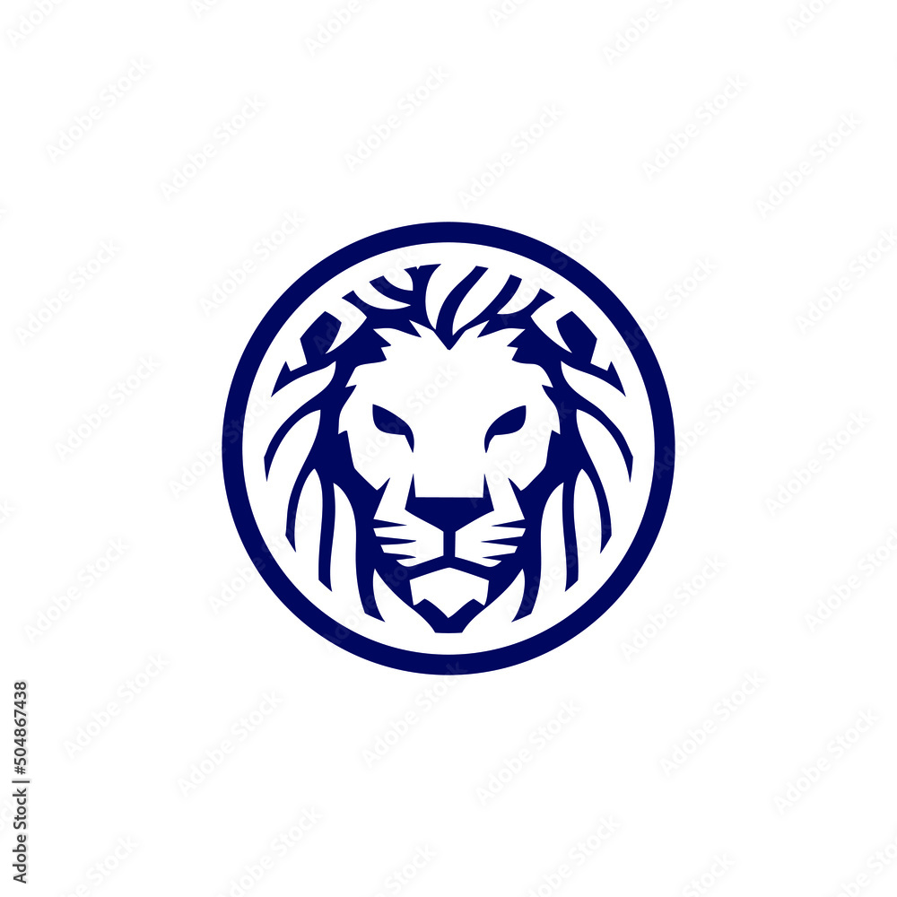 Lion logo vector illustration, emblem design. Lion logo vector illustration, emblem design.