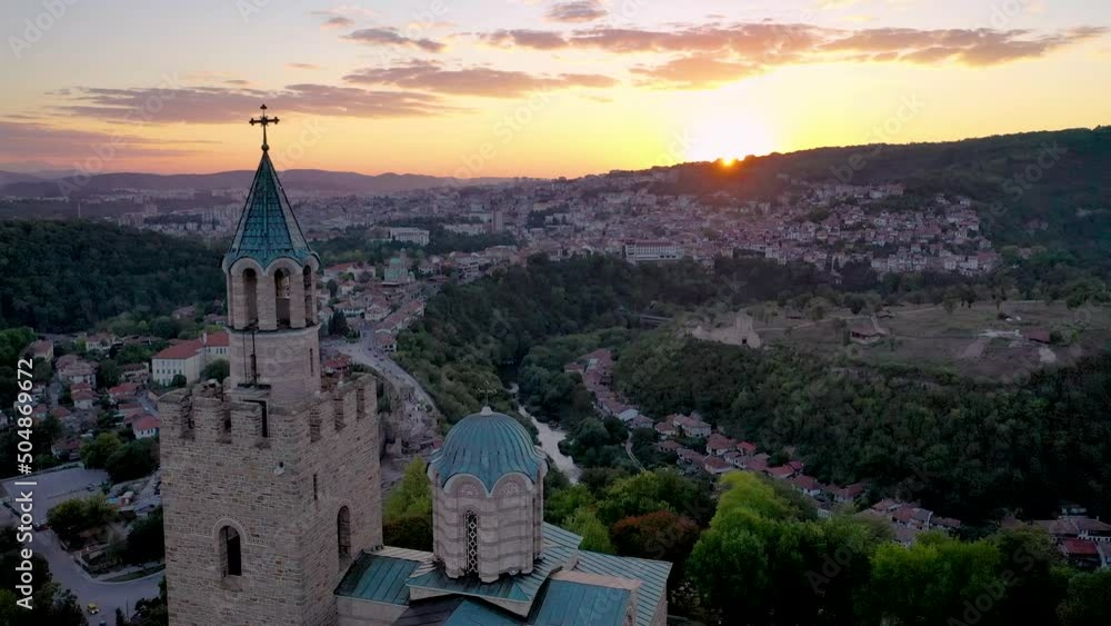 Patriarchal Cathedral of the Holy Ascension of the Lord in area of Tsarevets fortress in Veliko Tarnovo in Bulgaria Patriarchal Cathedral of the Holy Ascension of the Lord in area of Tsarevets fortress in Veliko Tarnovo in Bulgaria